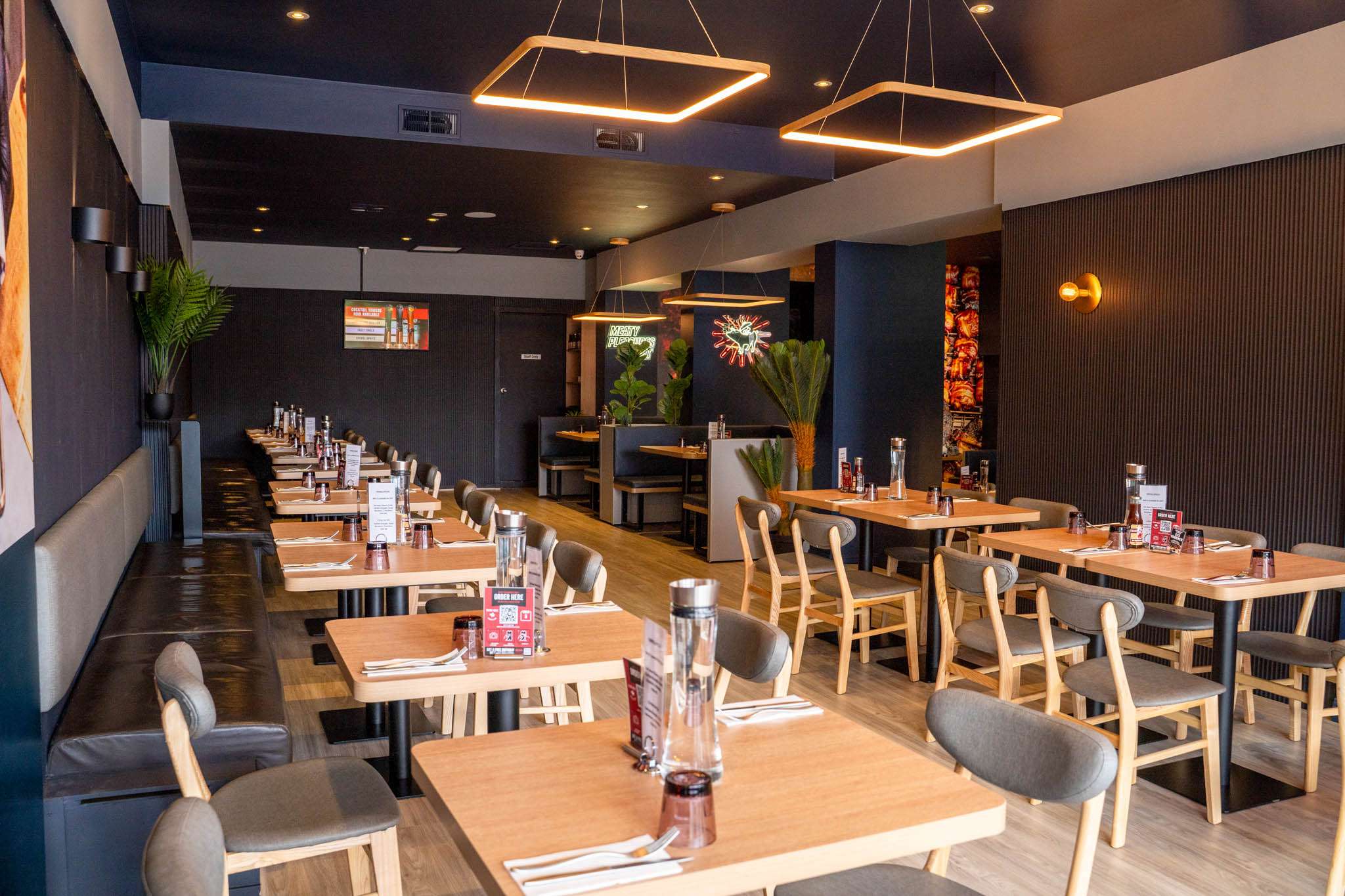 Dining room interior at Third Wave BBQ Hawthorn East