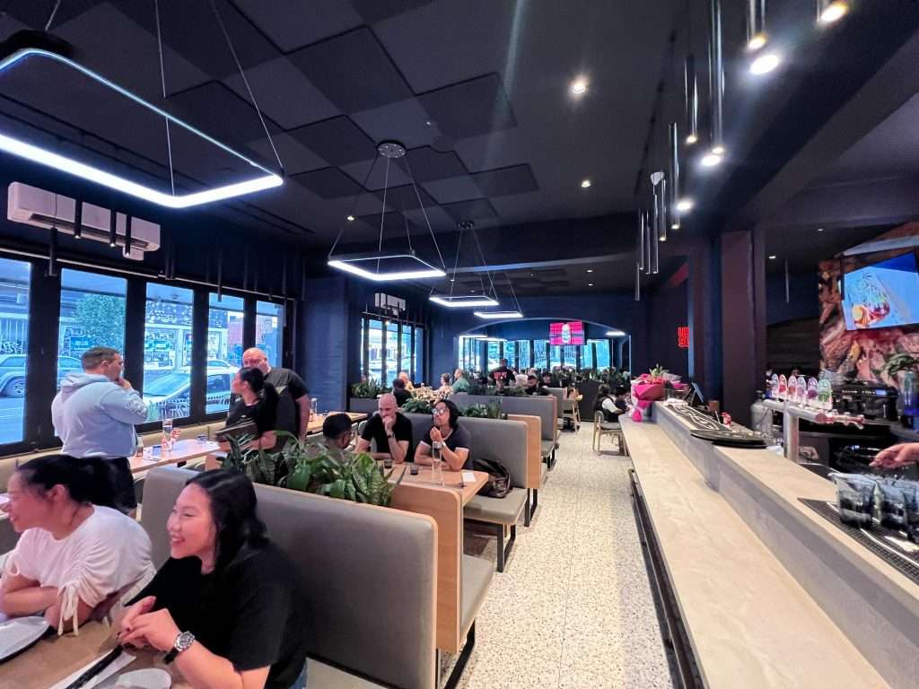Dining room interior at Third Wave BBQ Ascot Vale