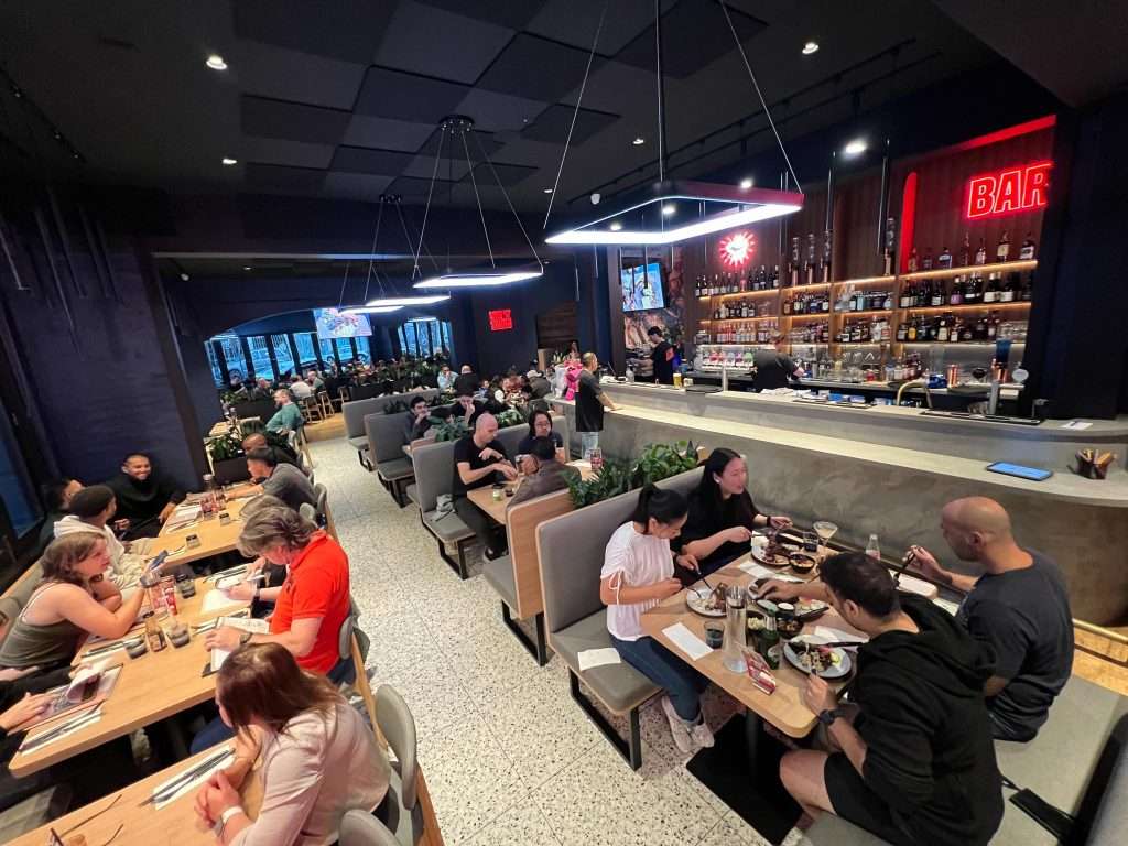 Dining room and bar at Third Wave BBQ Ascot Vale